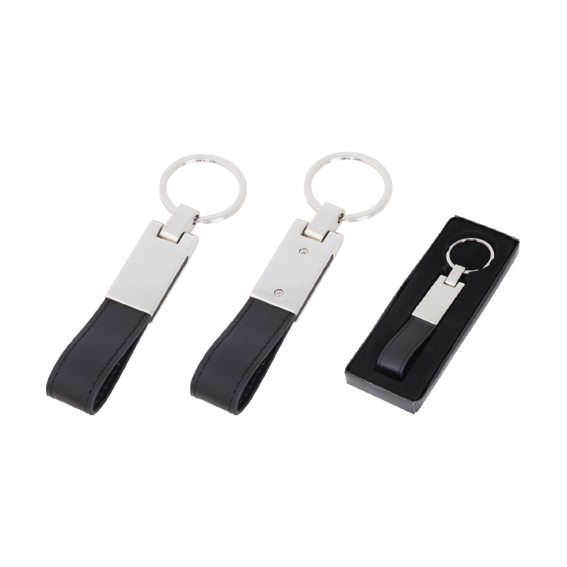 Promosyon Tek Taraflı Metal Suni̇ Deri̇ Anahtarlık